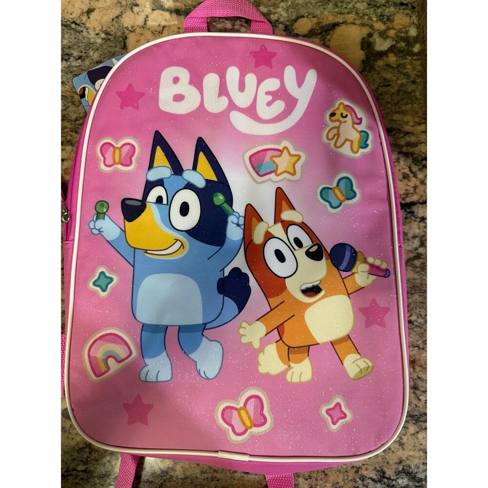 Bluey pink bookbag brand new with tags